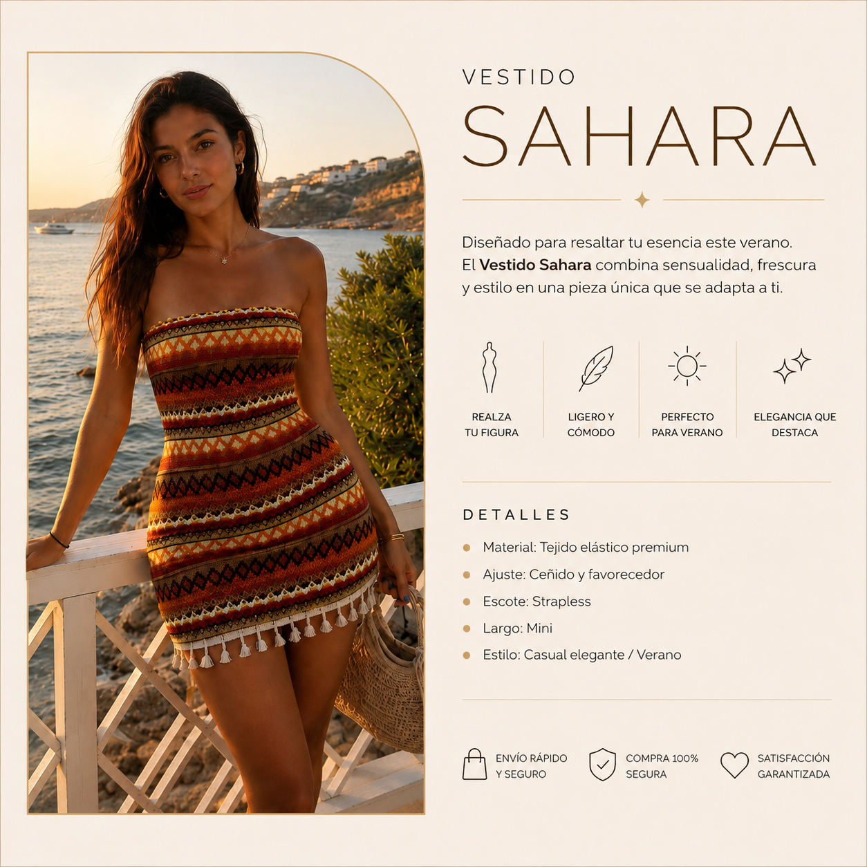 Vestido Sahara.